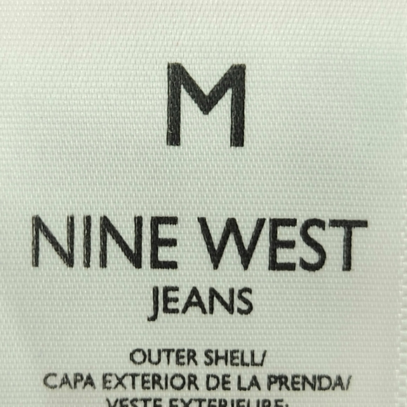 Nine West Blue Elliot Style Balloon Hem Long Sleeve Top Size Medium - Picture 9 of 12